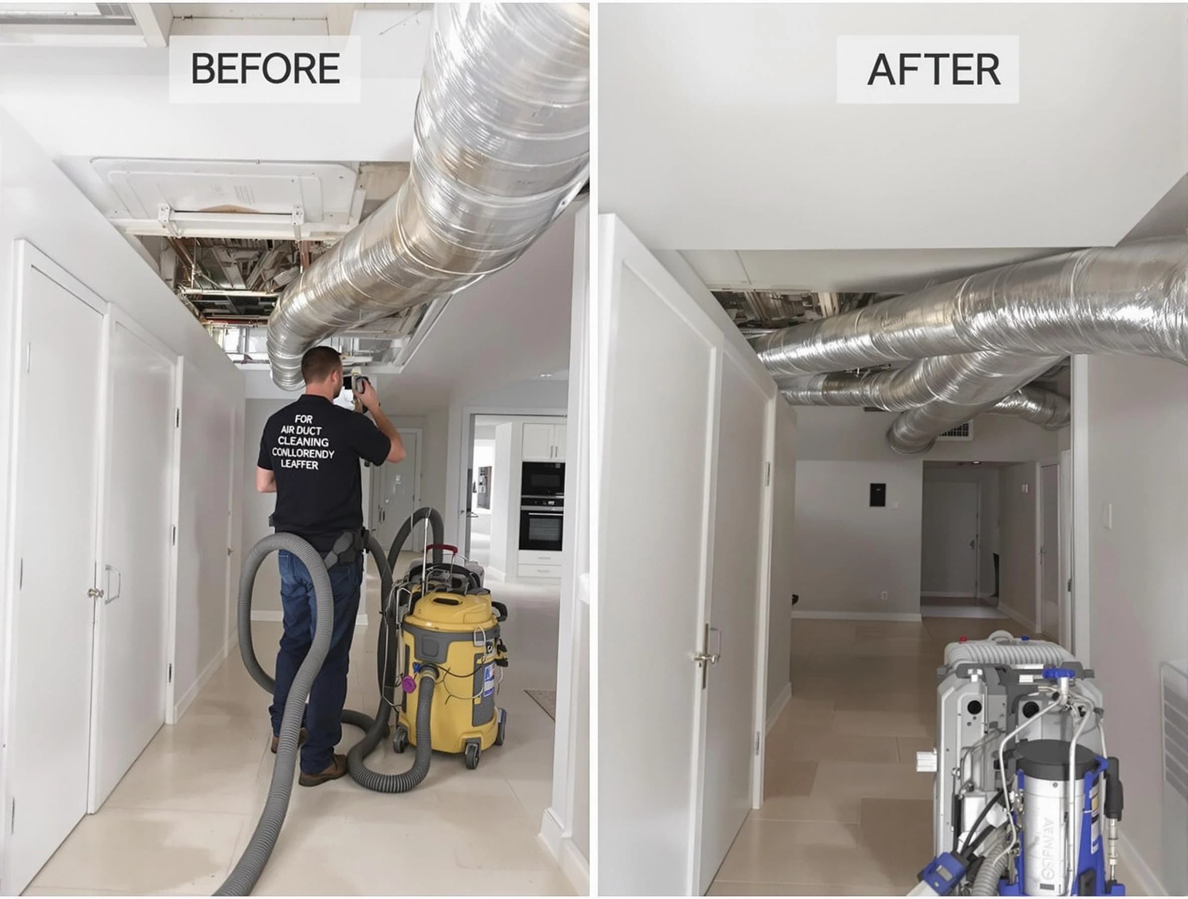 Marietta Air Duct Cleaning professional performing thorough air duct cleaning in Marietta