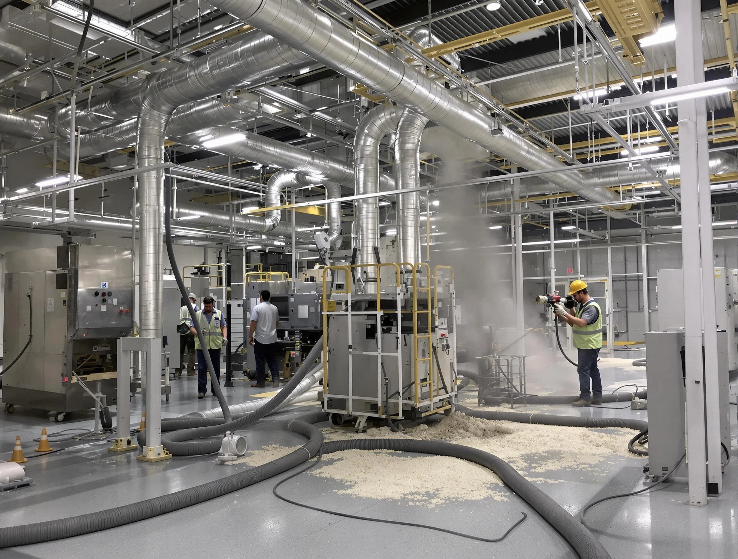 Heavy-duty industrial duct cleaning by Marietta Air Duct Cleaning in Marietta