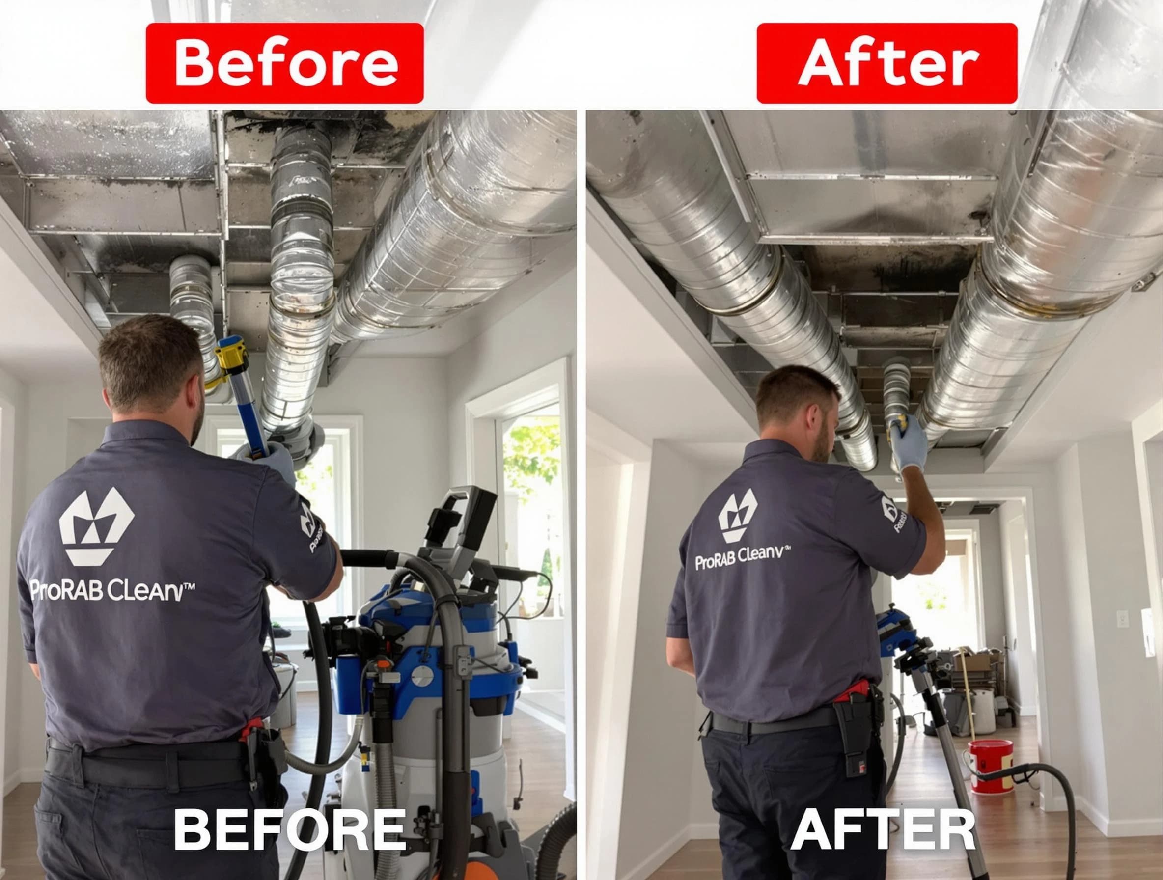 Marietta Air Duct Cleaning expert performing thorough residential duct cleaning in a Marietta home