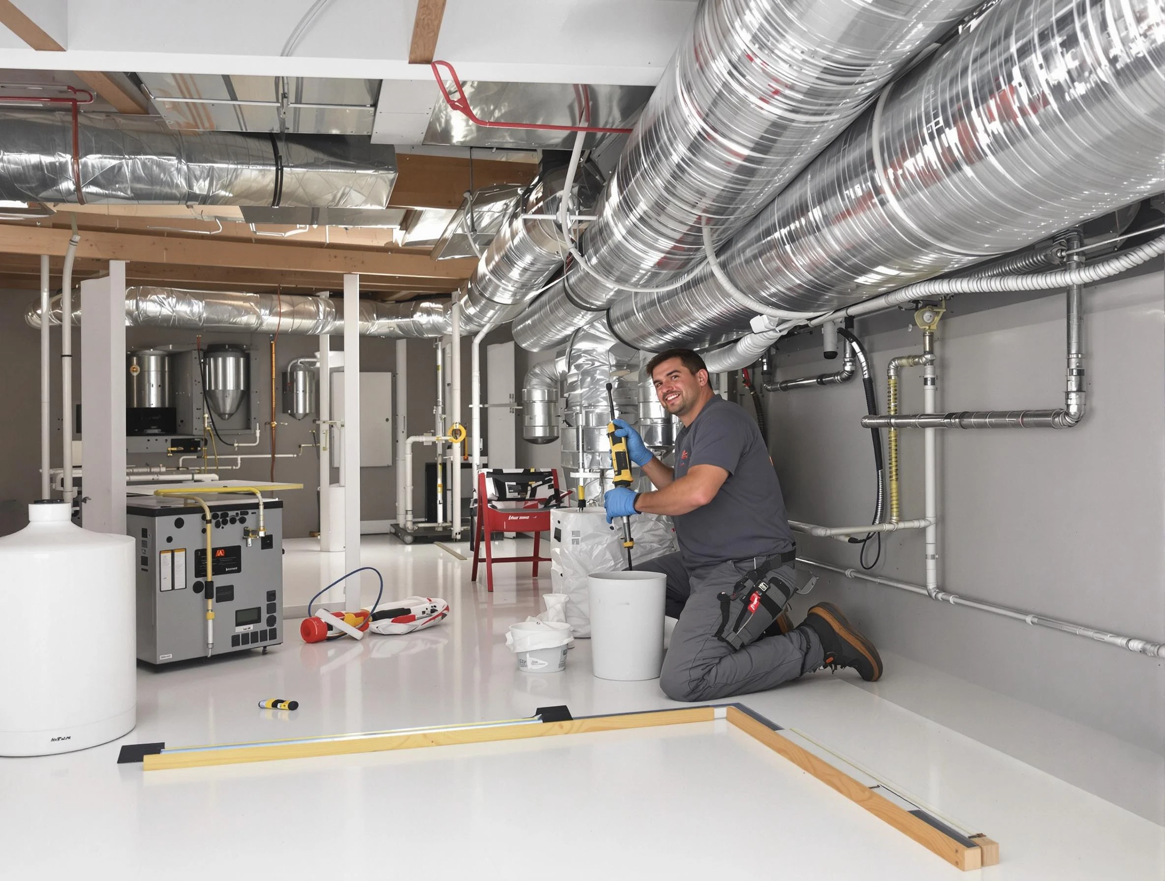 Professional duct sealing service by Marietta Air Duct Cleaning in Marietta