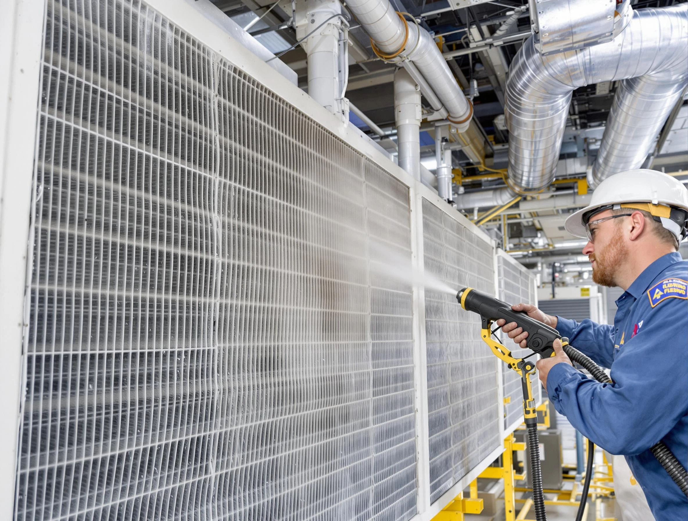 Professional commercial coil cleaning by Marietta Air Duct Cleaning in Marietta