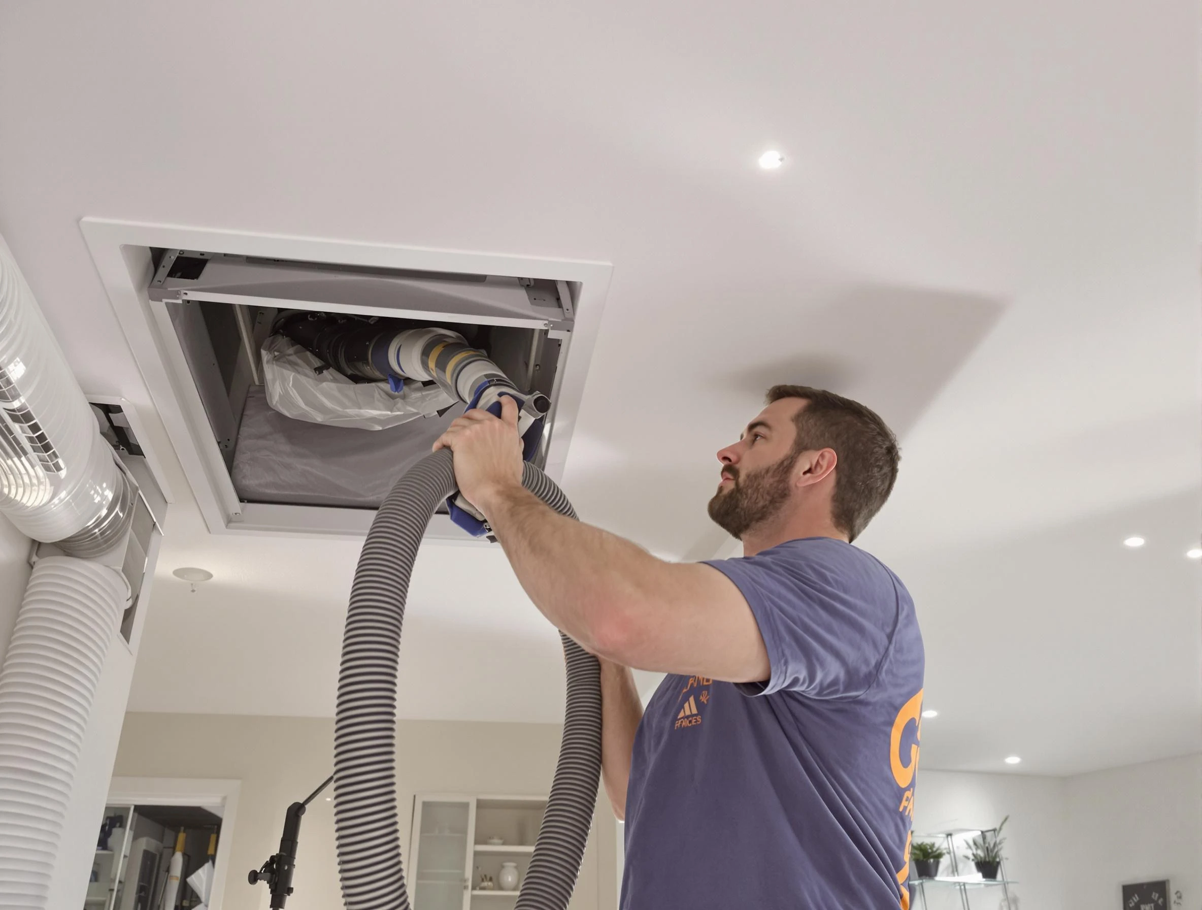 Precision indoor duct cleaning by Marietta Air Duct Cleaning in Marietta