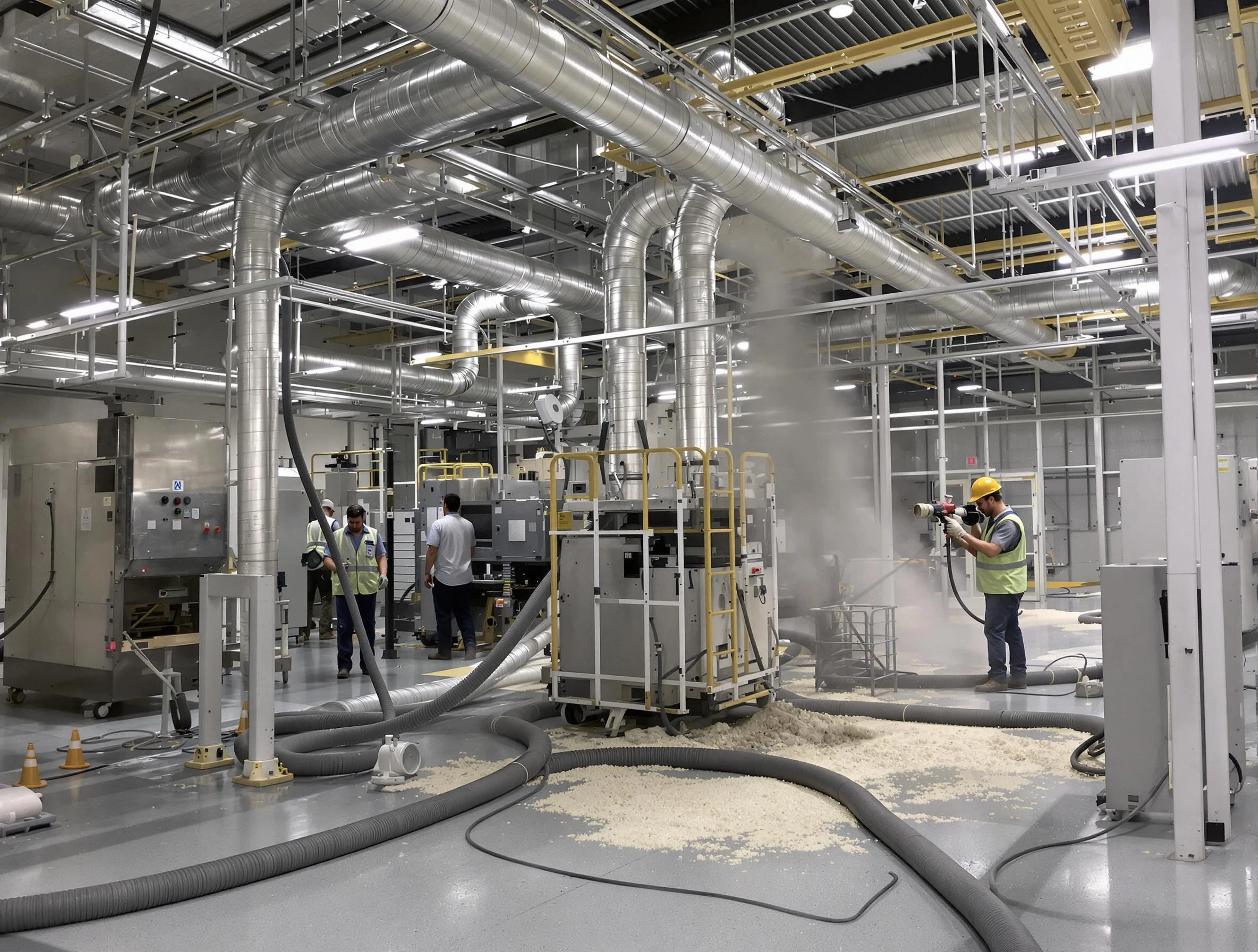 Heavy-duty industrial duct cleaning by Marietta Air Duct Cleaning in Marietta